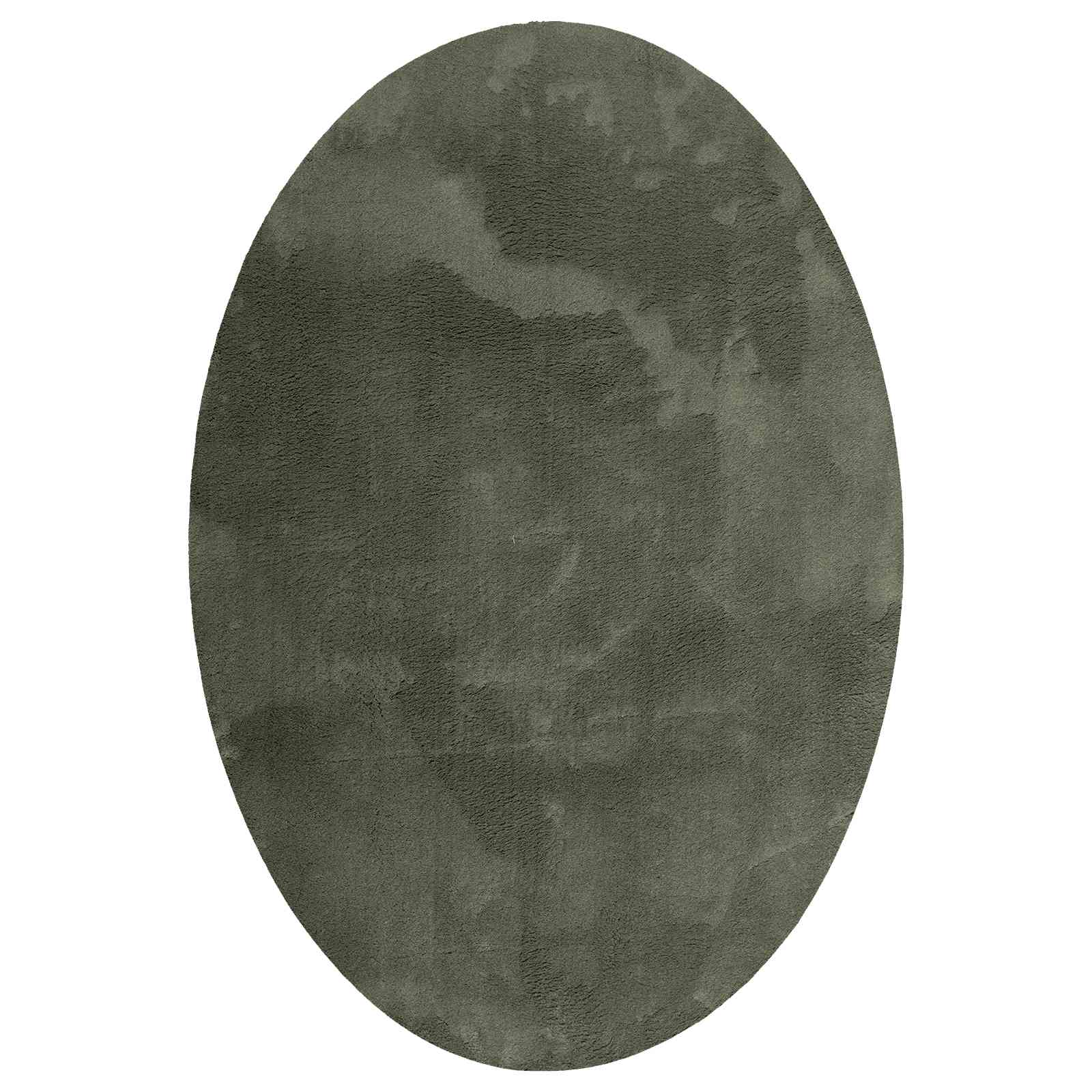 Vloerkleden Ovaal HUARTE Bosgroen 170 x 120 cm 100% Polyester