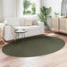 Vloerkleden Ovaal HUARTE Bosgroen 160 x 230 cm 100% Polyester