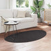 Tapijt HUARTE Antraciet 80 x 150 cm Polyester