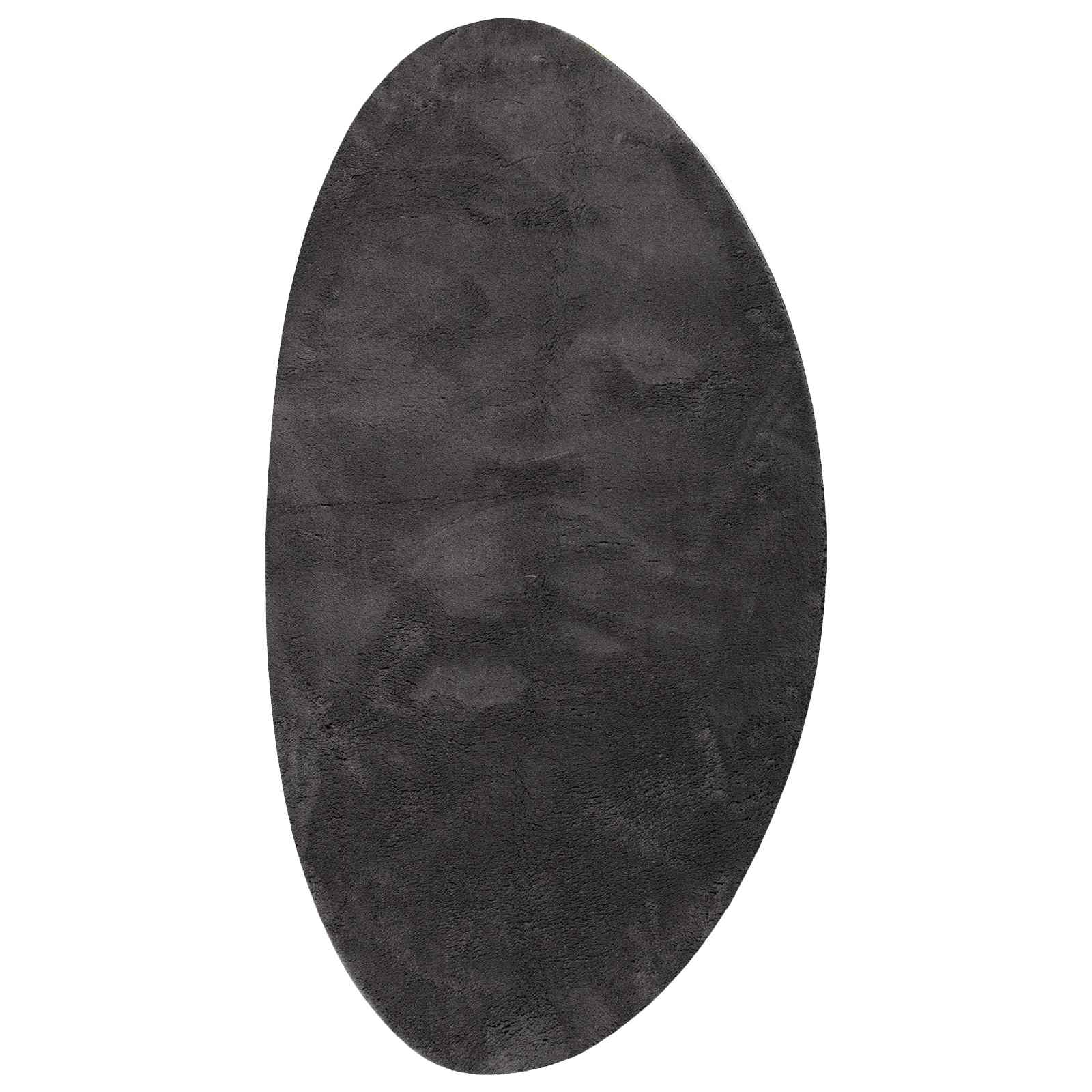 Tapijt HUARTE Antraciet 80 x 150 cm Polyester