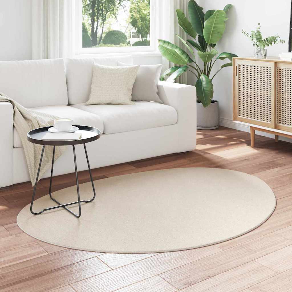 Vloerkleden HUARTE Beige 120 x 170 cm Polyester