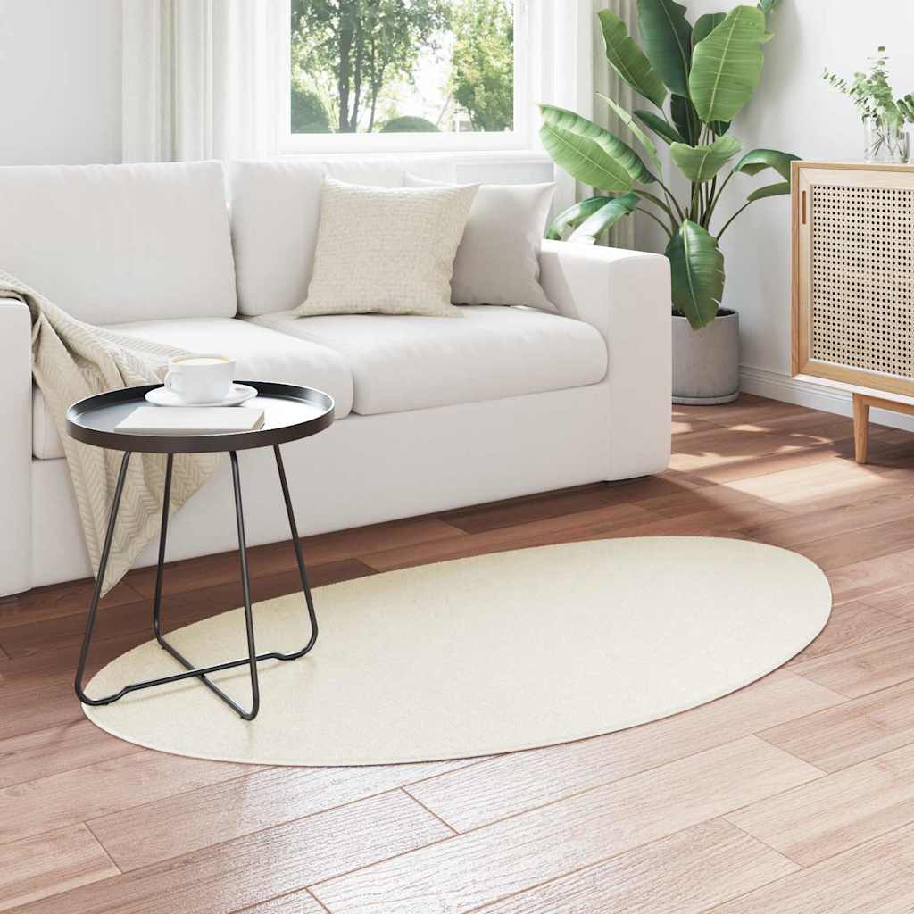 Vloerkleden HUARTE Crème 160 x 230 cm Polyester