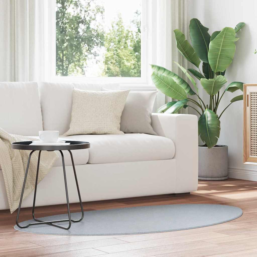 Vloerkleden HUARTE Grijs 80 x 150 cm Polyester