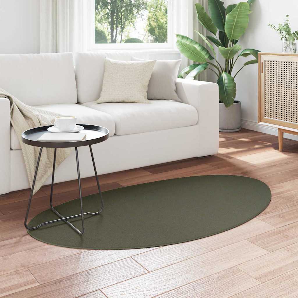 Tapijt HUARTE Bosgroen 80 x 150 cm Polyester