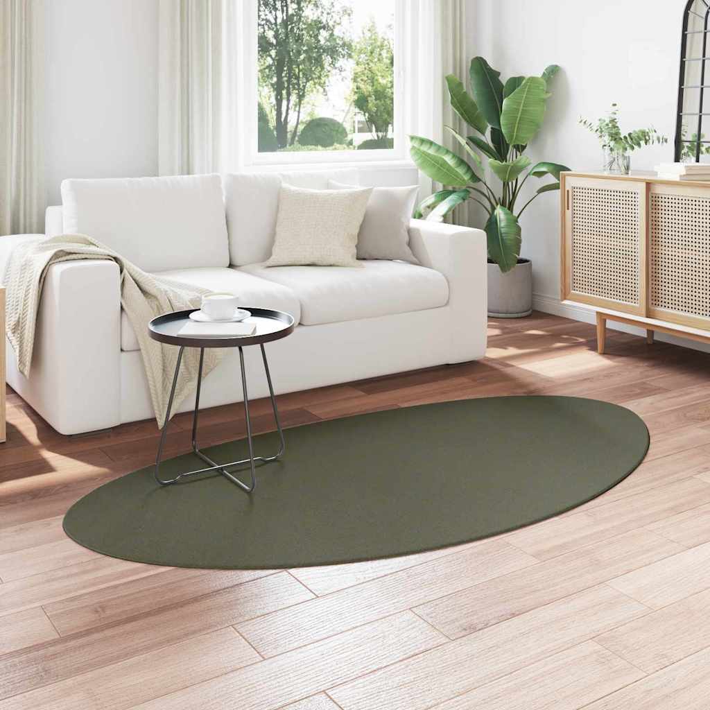 Vloerkleden HUARTE Bosgroen 100 x 200 cm Polyester