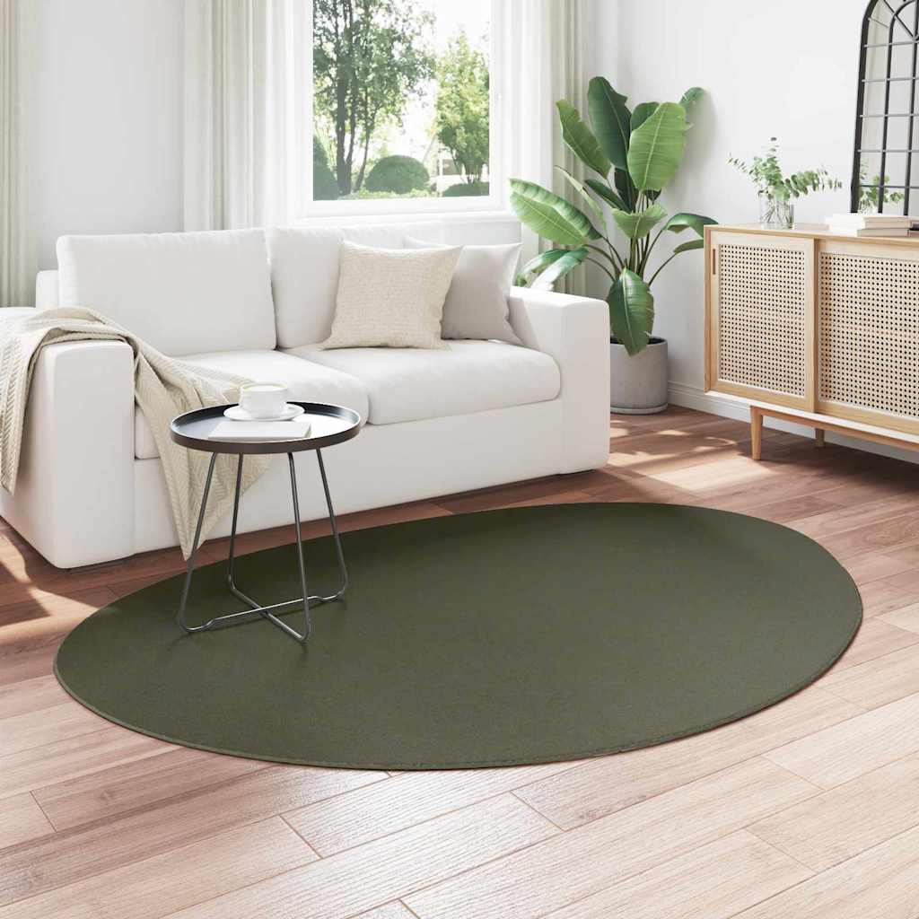 Vloerkleden HUARTE Bosgroen 140 x 200 cm Polyester