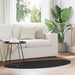 Tapijt HUARTE Zwart 80 x 150 cm Polyester