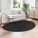 Tapijt HUARTE Zwart 140 x 200 cm Polyester