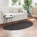 Tapijt HUARTE Antraciet 80 x 150 cm Polyester