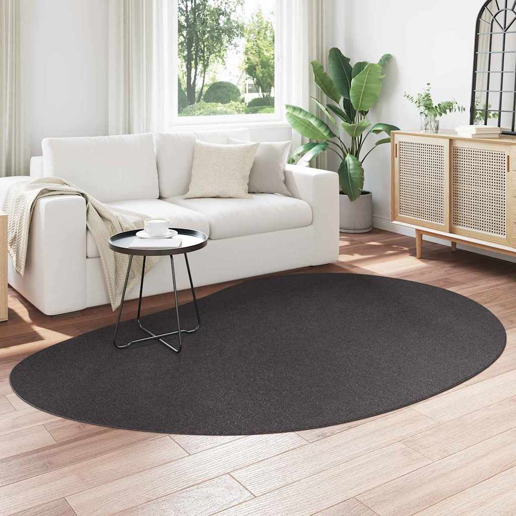 Vloerkleden HUARTE Antraciet 160 x 230 cm Polyester