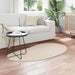 Tapijt HUARTE Beige 80 x 150 cm Polyester