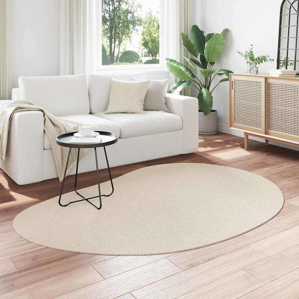 Vloerkleden HUARTE Beige 140 x 200 cm Polyester
