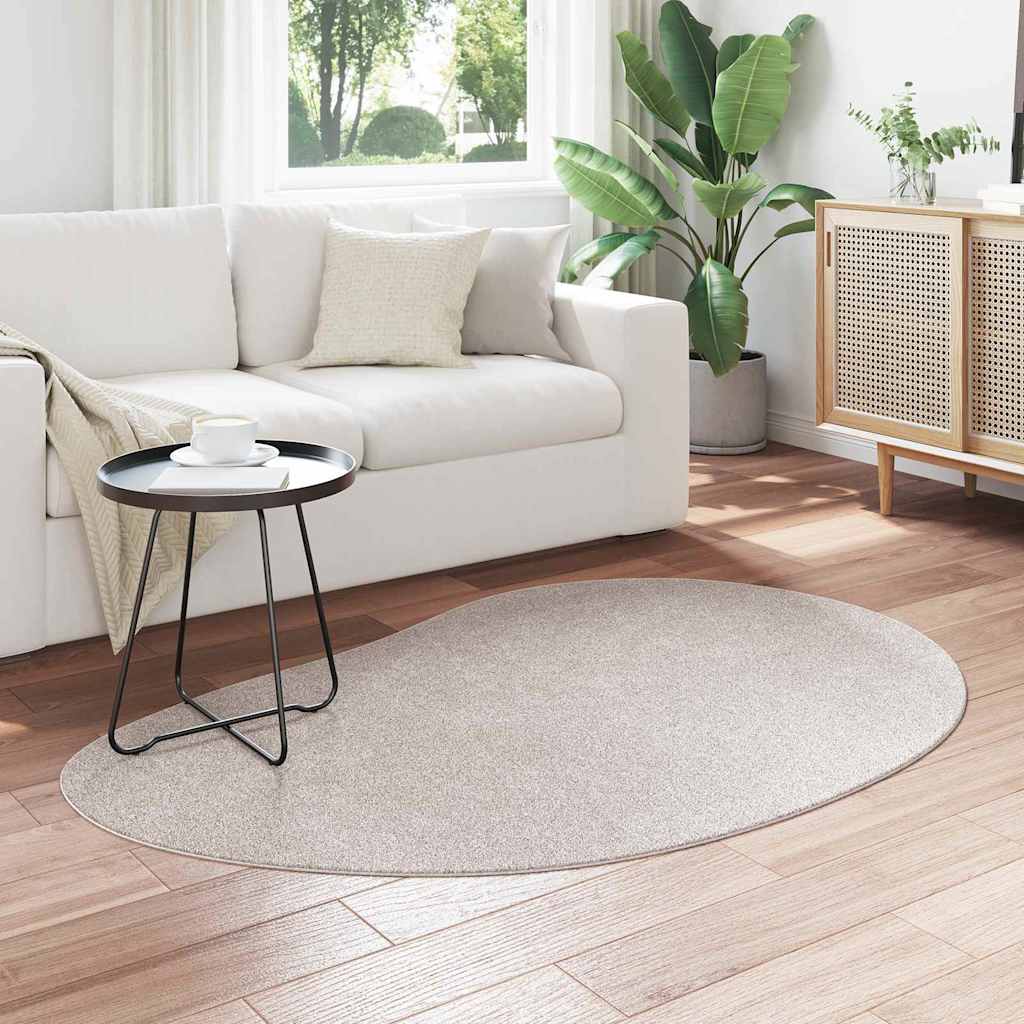 Vloerkleden HUARTE Zand 120 x 170 cm Polyester