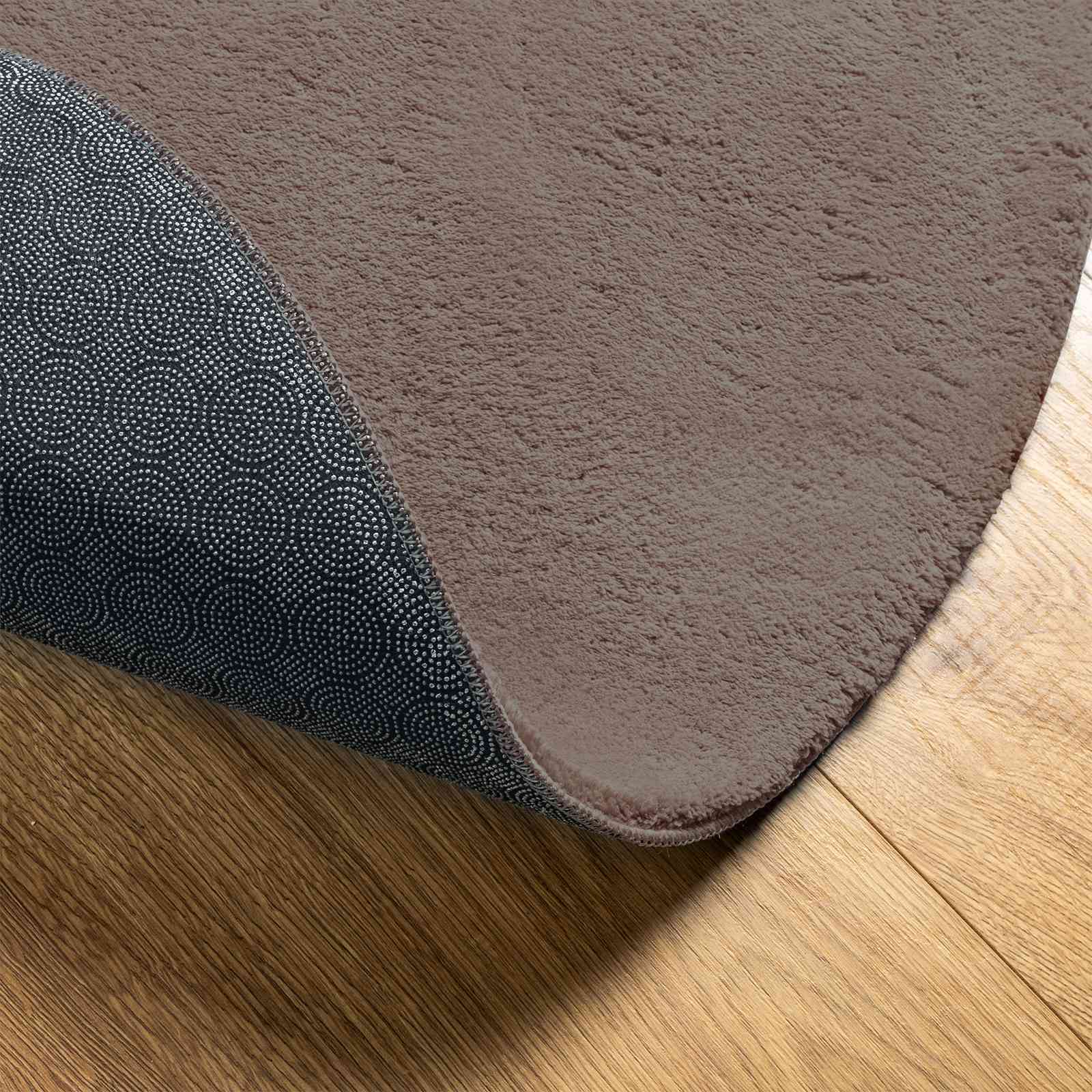 Vloerkleden HUARTE Zand 140 x 200 cm Polyester