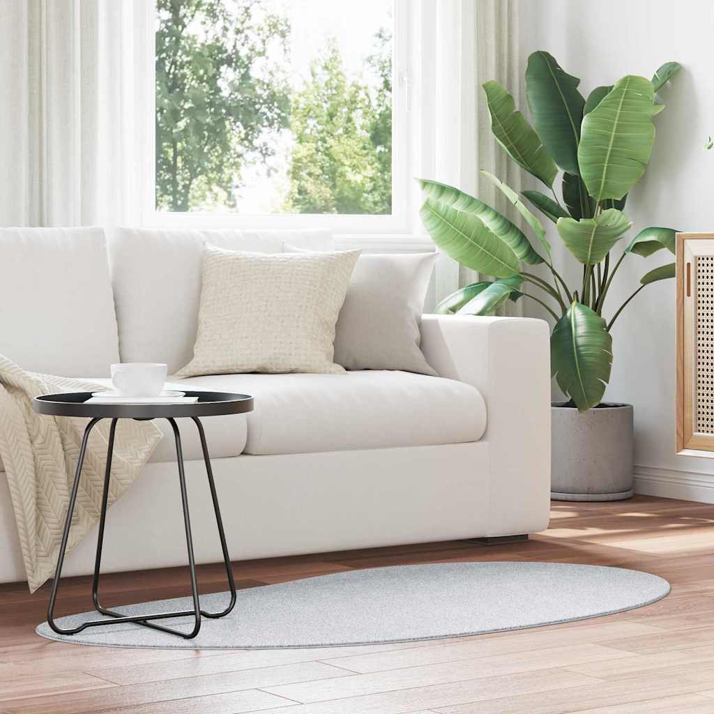 Vloerkleden HUARTE Grijs 80 x 150 cm Polyester
