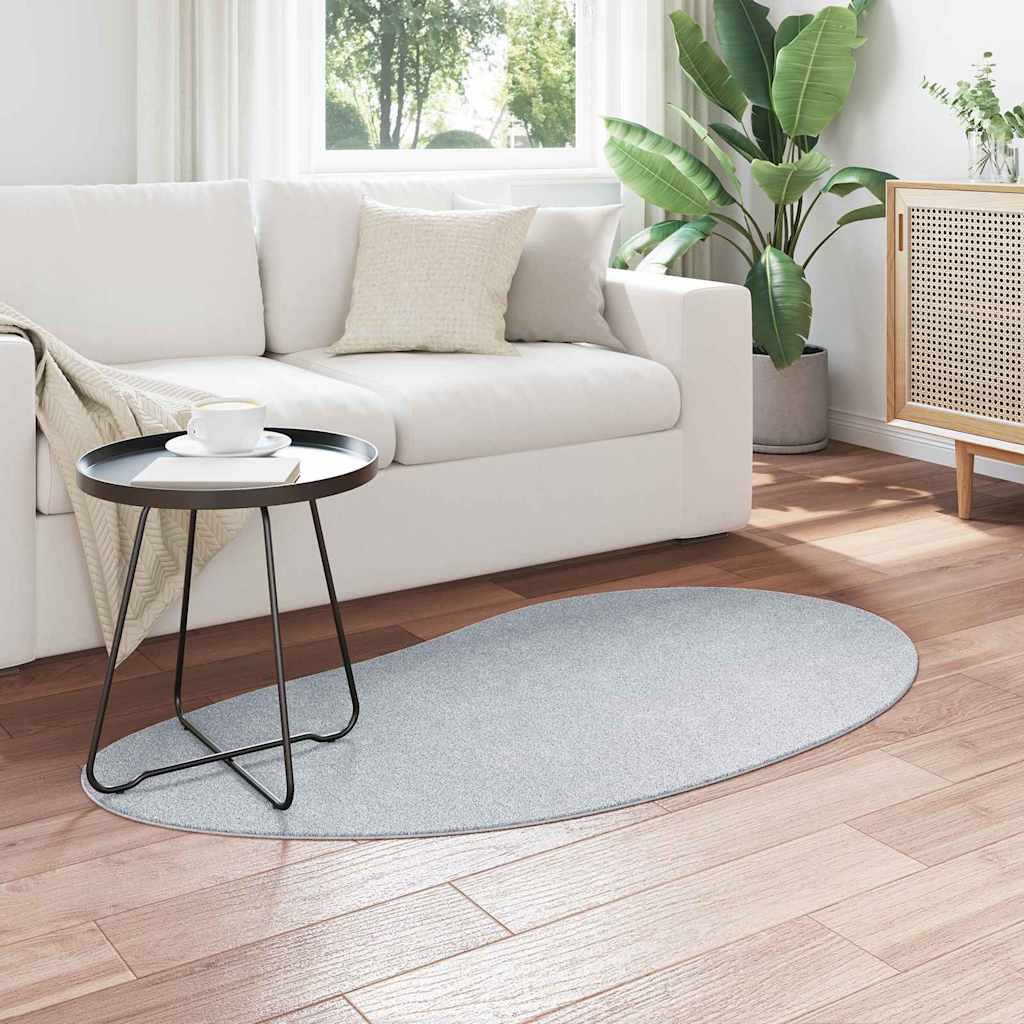 Vloerkleden HUARTE Grijs 80 x 150 cm Polyester