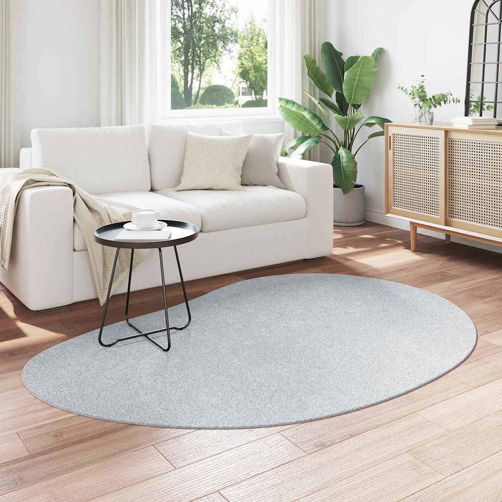 Vloerkleden HUARTE Grijs 140 x 200 cm Polyester