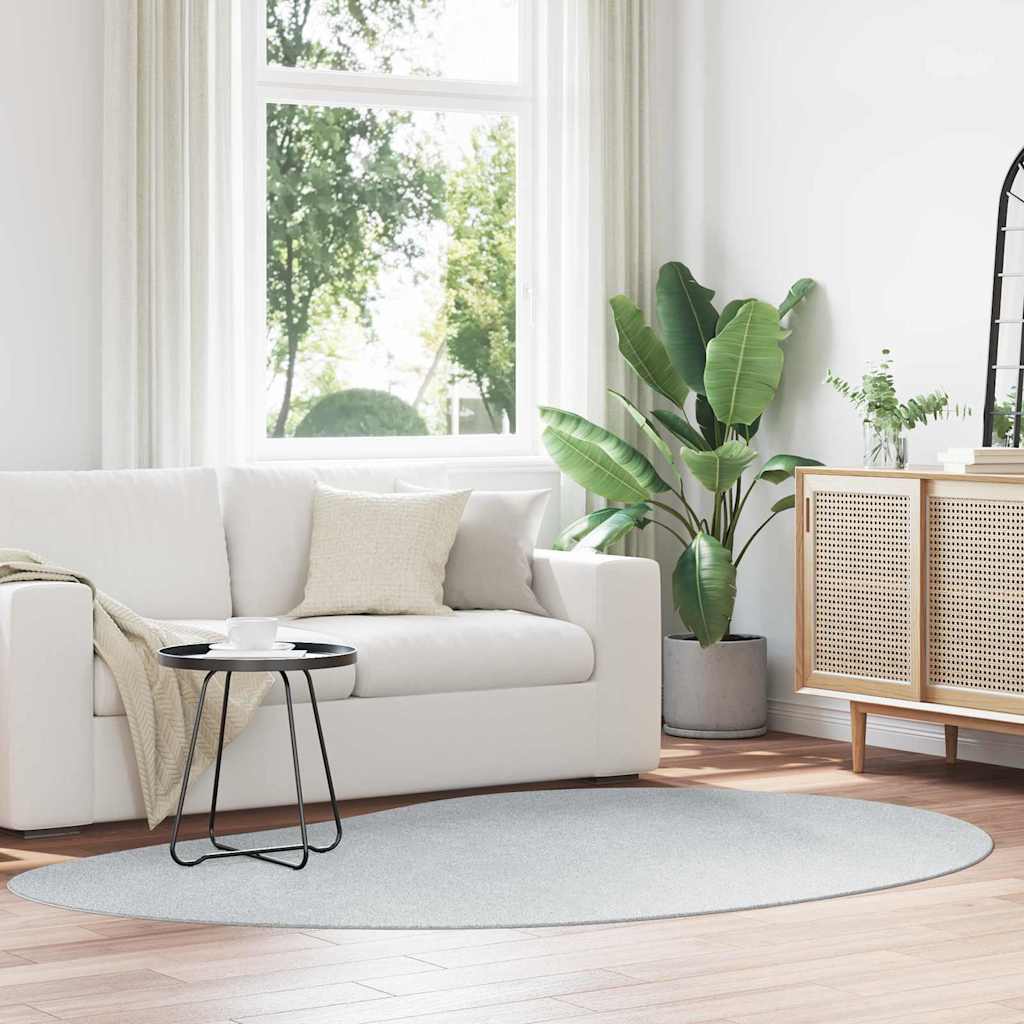 Vloerkleden HUARTE Grijs 160 x 230 cm Polyester