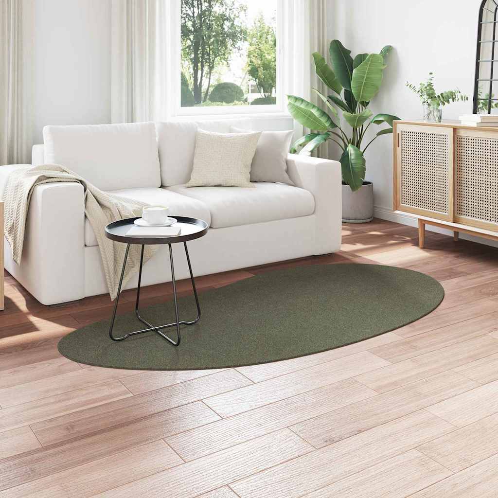 Tapijt HUARTE Bosgroen 100 x 200 cm Polyester
