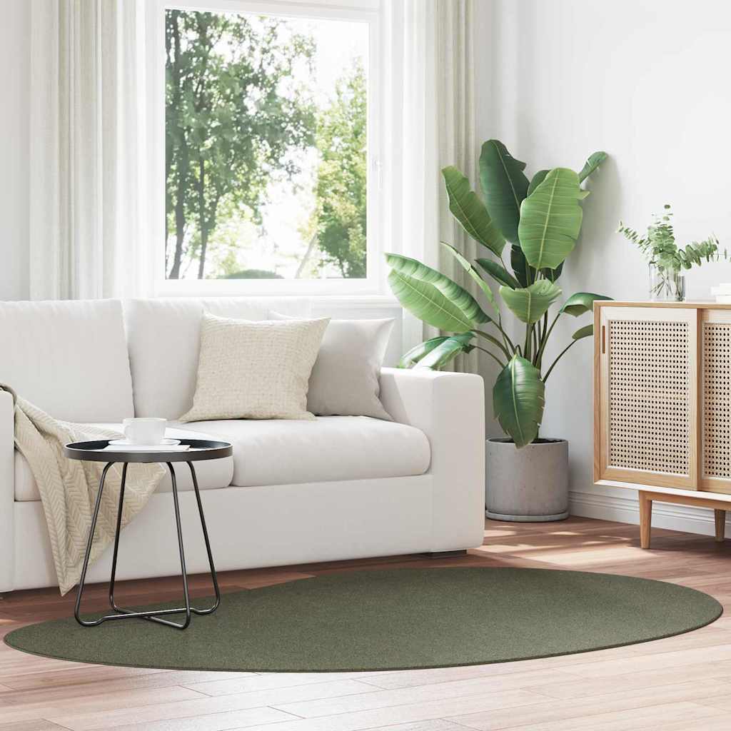 Vloerkleden HUARTE Bosgroen 140 x 200 cm Polyester