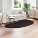 Vloerkleden HUARTE Zwart 100 x 200 cm Polyester