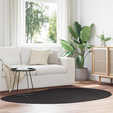 Vloerkleden HUARTE Zwart 140 x 200 cm Polyester