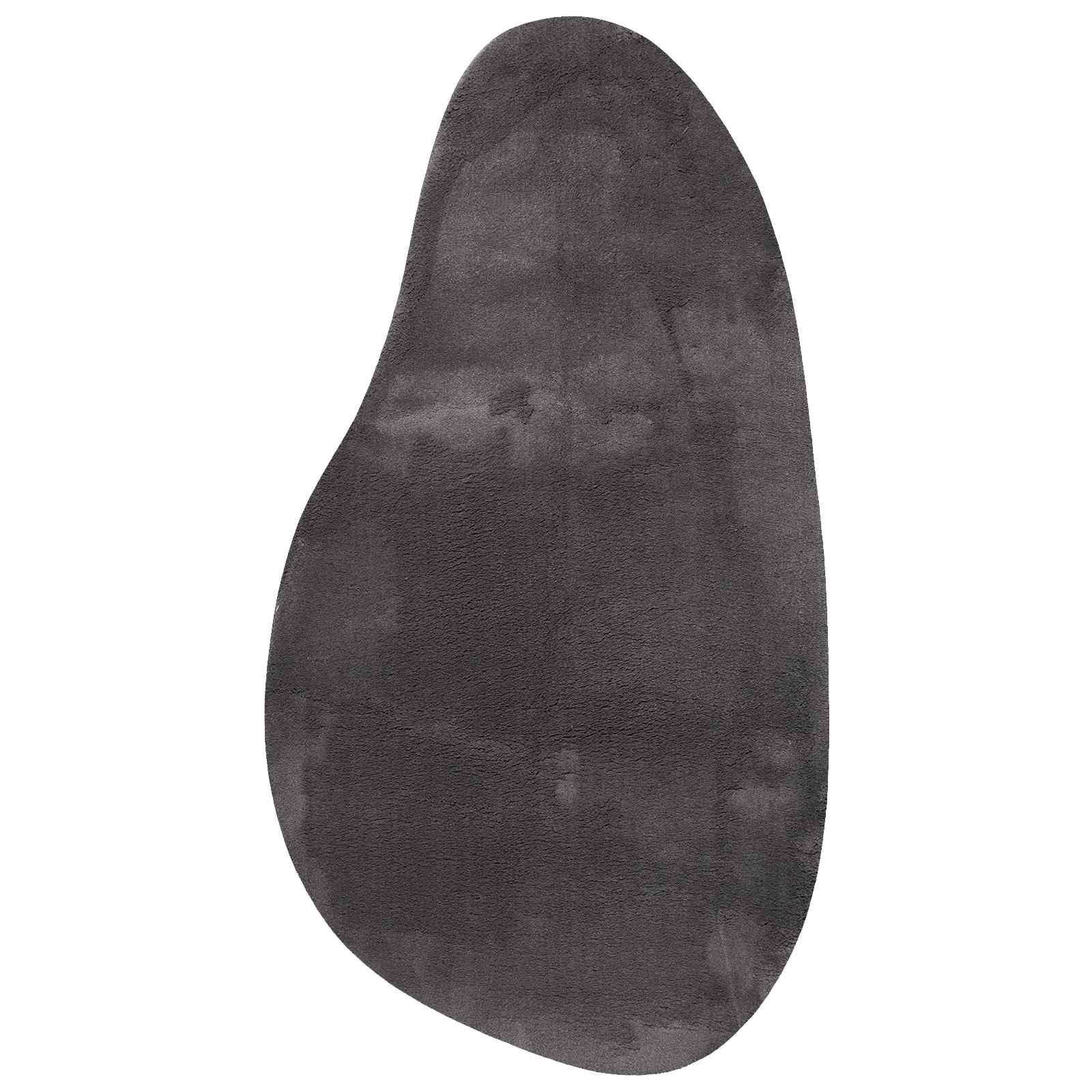 Tapijt HUARTE Antraciet 80 x 150 cm Polyester