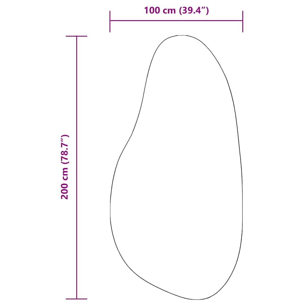 Tapijt HUARTE Antraciet 100 x 200 cm Polyester