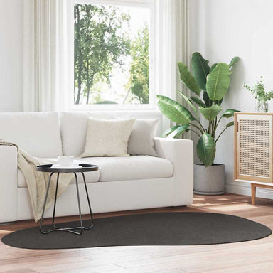 Vloerkleden HUARTE Antraciet 140 x 200 cm Polyester