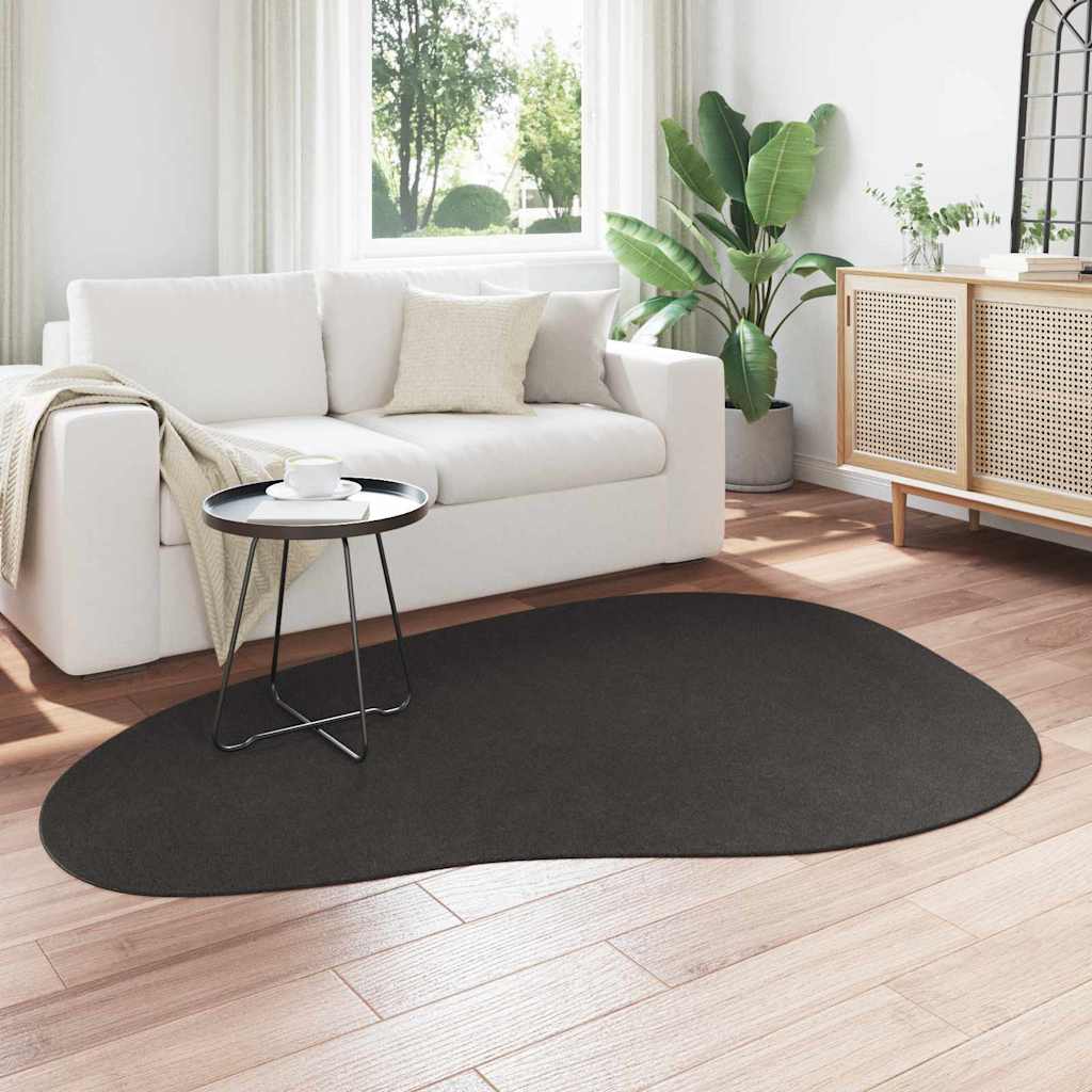 Vloerkleden HUARTE Antraciet 140 x 200 cm Polyester