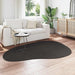 Vloerkleden HUARTE Antraciet 140 x 200 cm Polyester