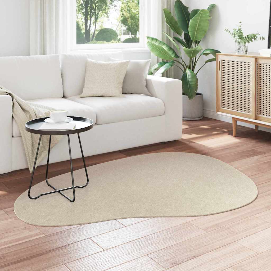 Tapijt HUARTE Beige 120 x 170 cm Polyester