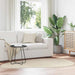 Tapijt HUARTE Beige 140 x 200 cm Polyester
