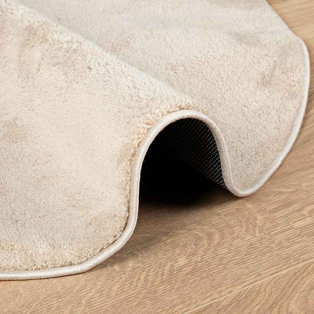 Vloerkleden HUARTE Beige 160 x 230 cm Polyester