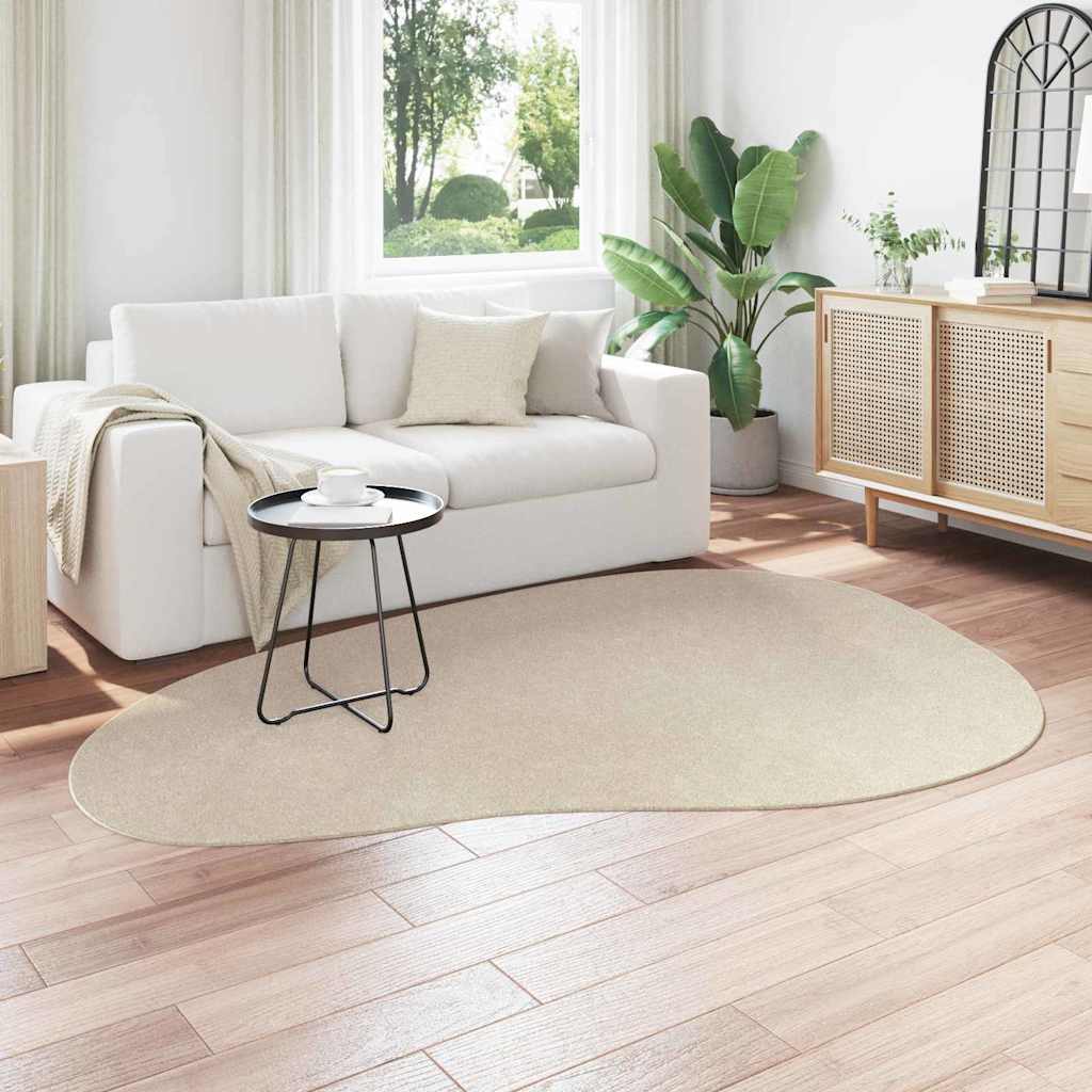 Vloerkleden HUARTE Beige 160 x 230 cm Polyester