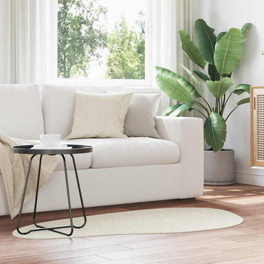 Vloerkleden HUARTE Crème 80 x 150 cm Polyester