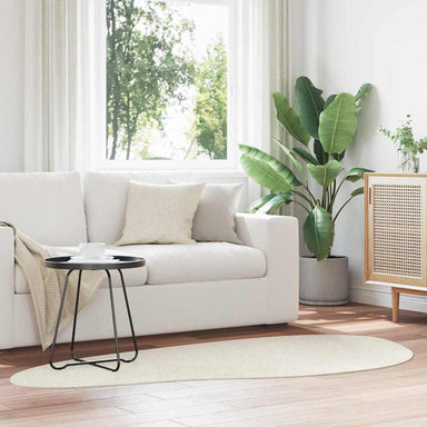 Vloerkleden HUARTE Crème 100 x 200 cm Polyester