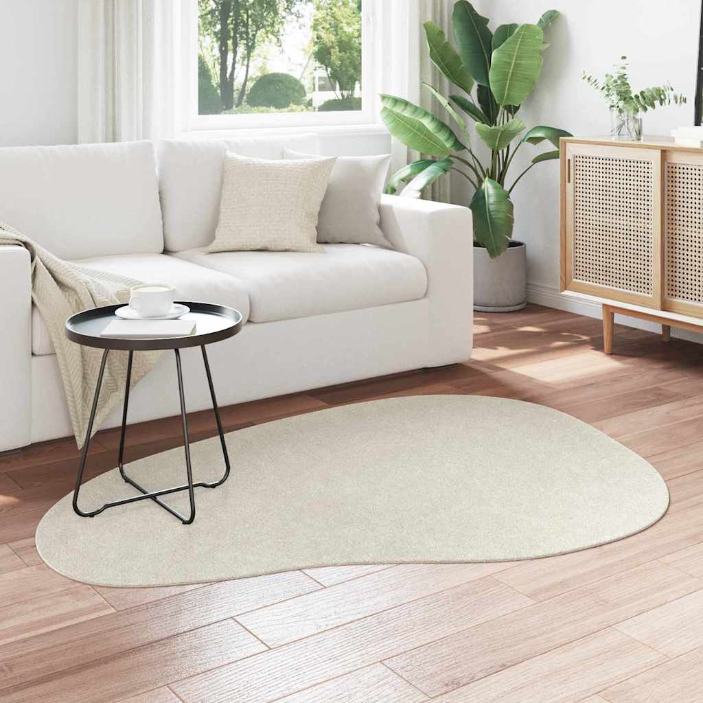 Vloerkleden HUARTE Crème 120 x 170 cm Polyester