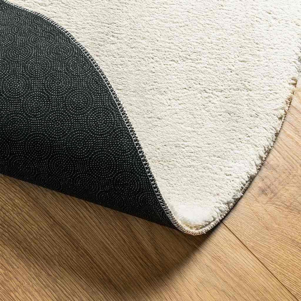 Tapijt HUARTE Crèmekleurig 160 x 230 cm Polyester