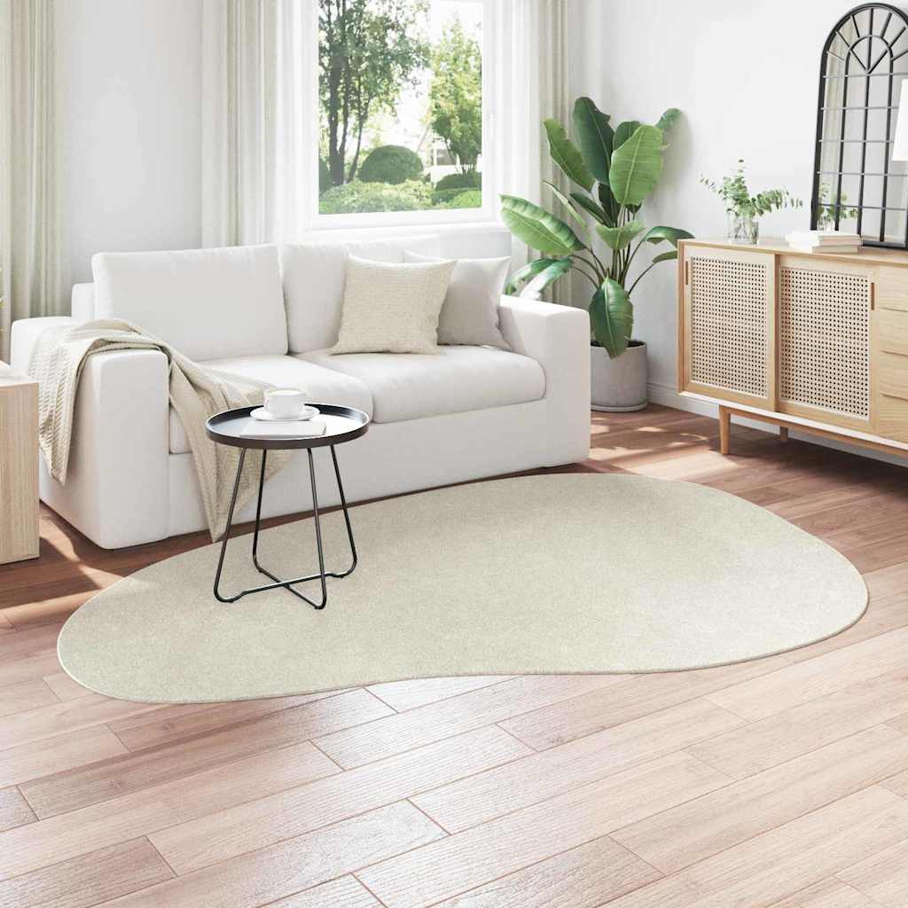 Tapijt HUARTE Crèmekleurig 160 x 230 cm Polyester