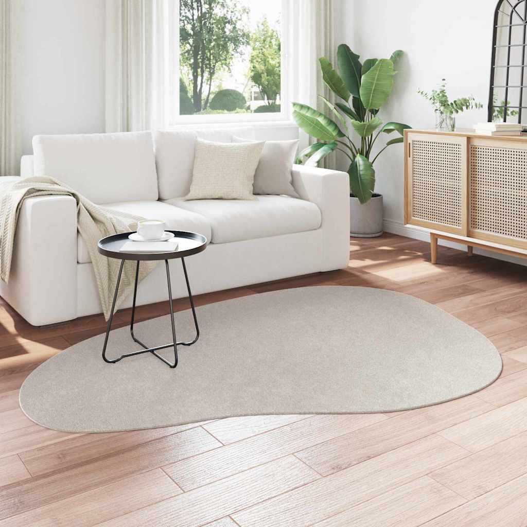 Vloerkleden HUARTE Zand 140 x 200 cm Polyester