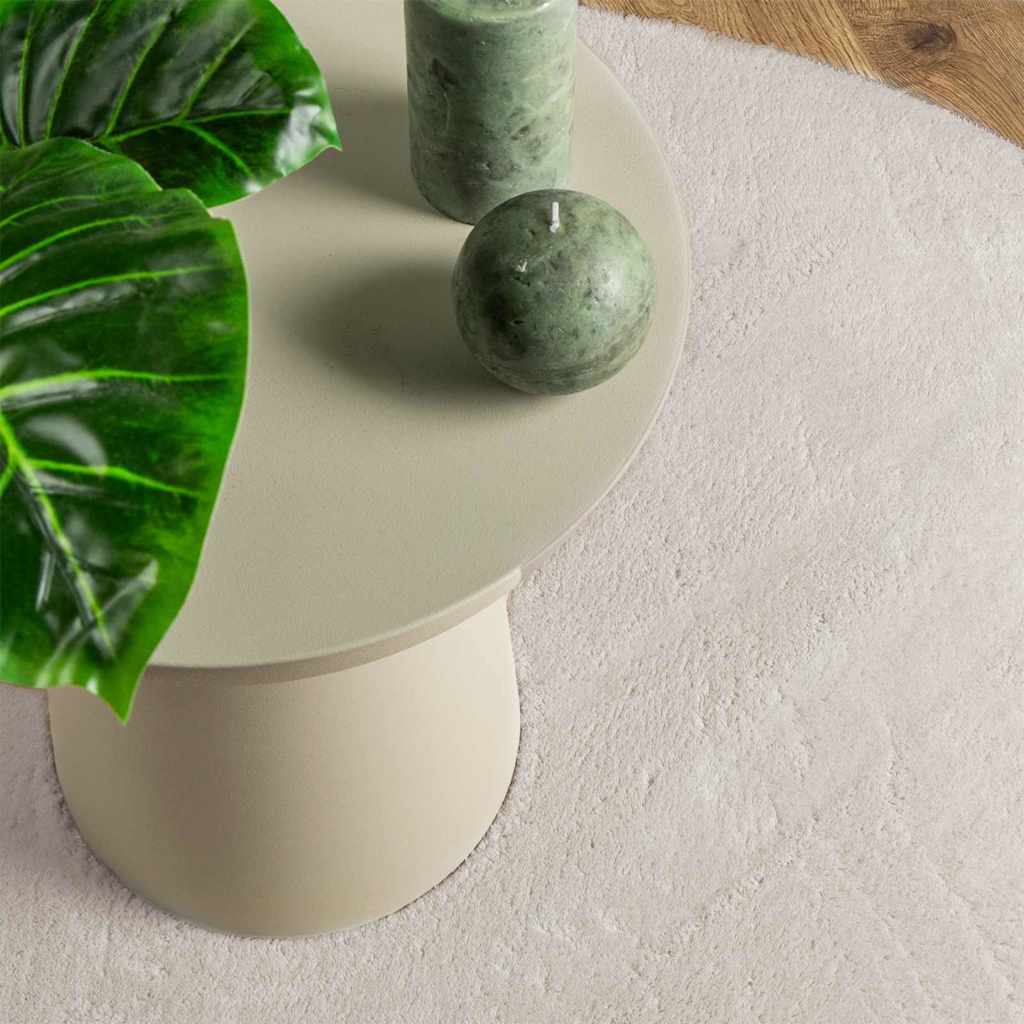 Vloerkleden HUARTE Zand 160 x 230 cm Polyester