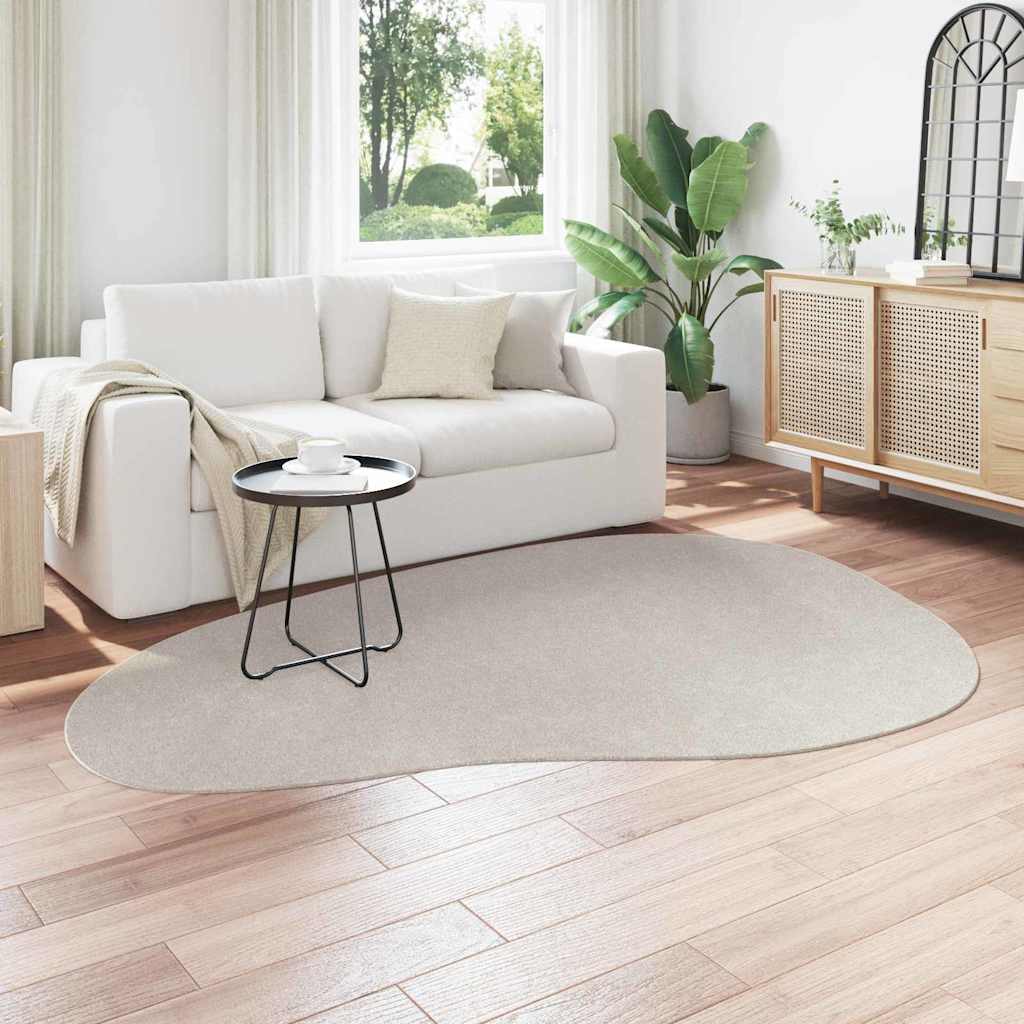 Vloerkleden HUARTE Zand 160 x 230 cm Polyester