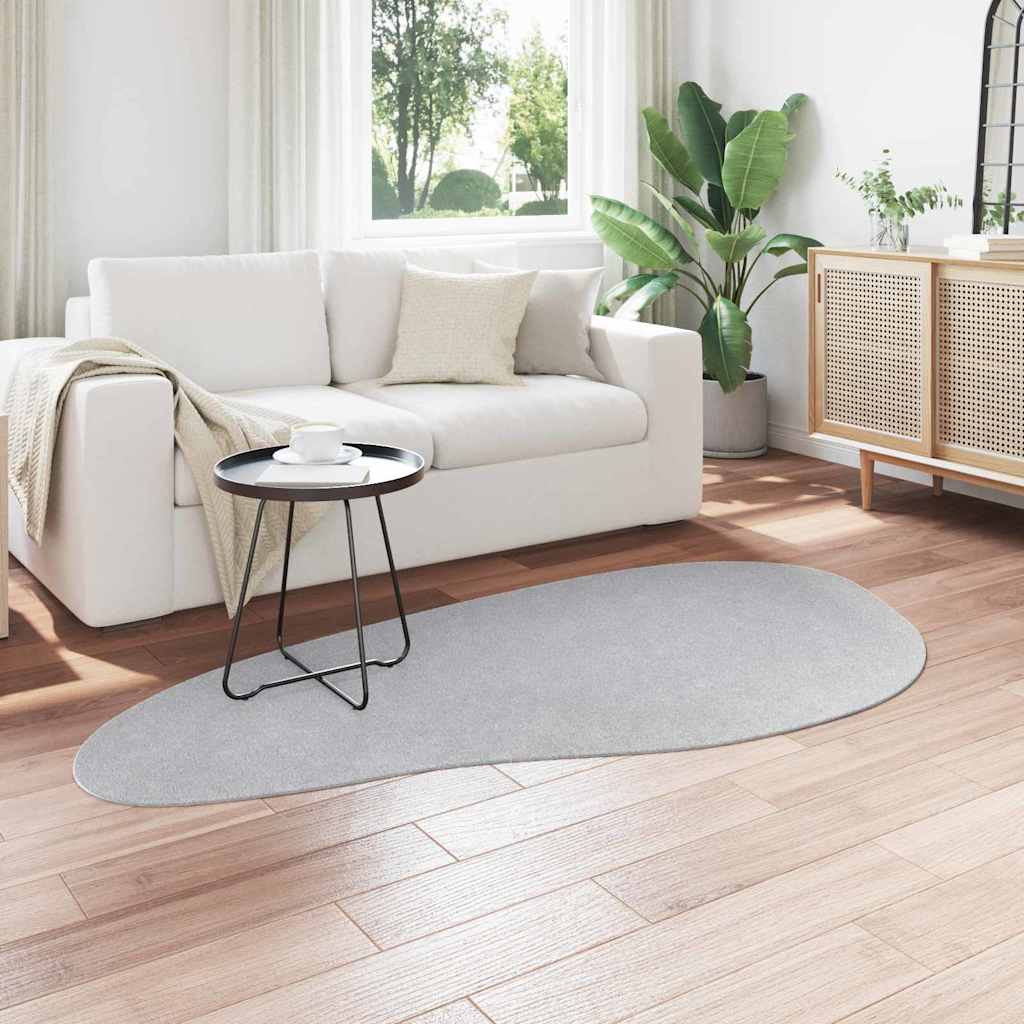 Vloerkleden HUARTE Grijs 100 x 200 cm Polyester