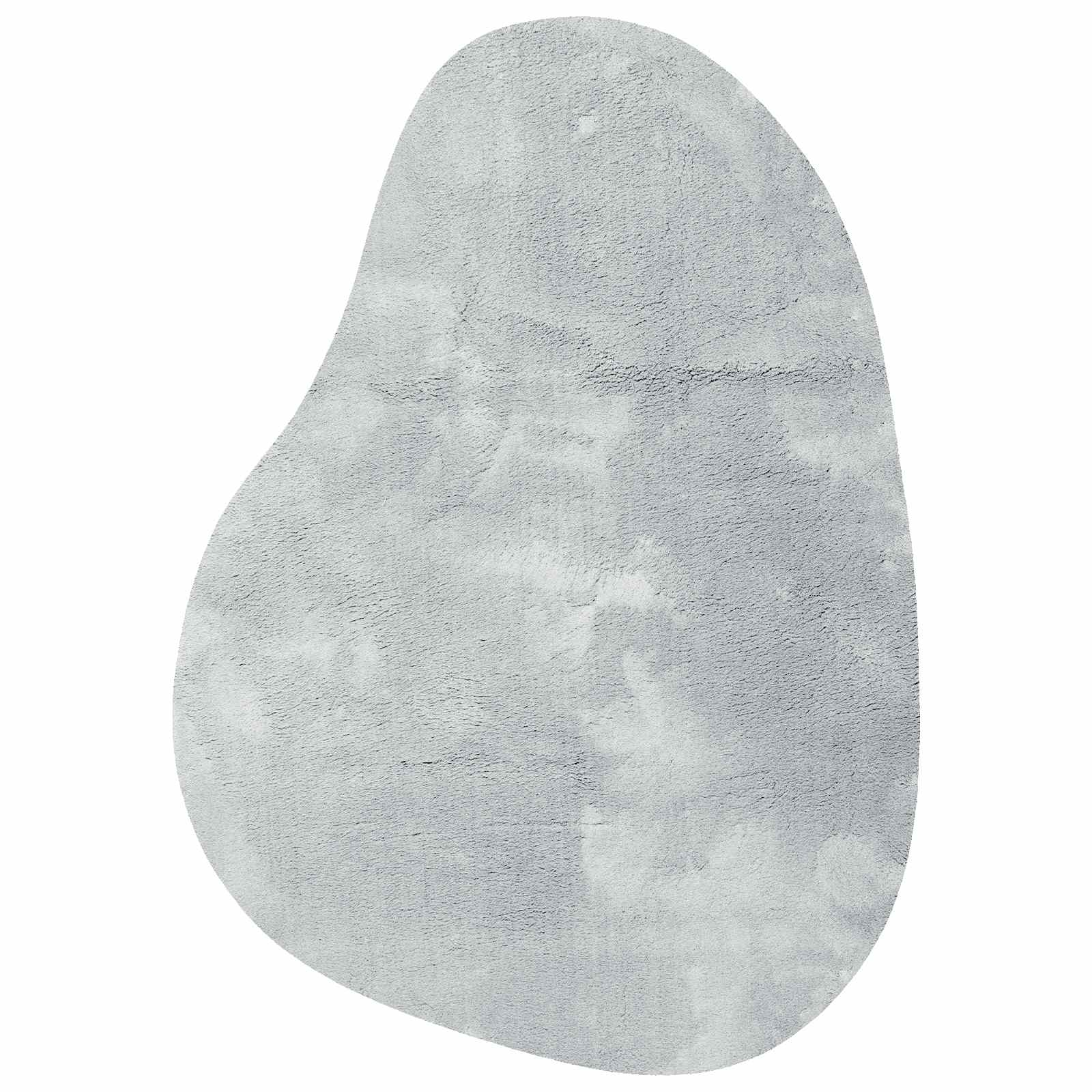Tapijt HUARTE Grijs 140 x 200 cm Polyester