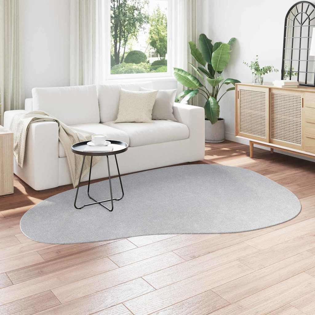 Tapijt HUARTE Grijs 160 x 230 cm Polyester