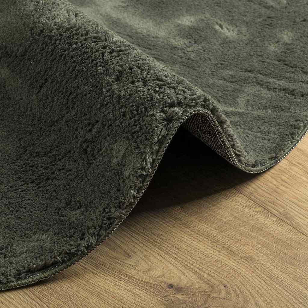 Vloerkleden HUARTE Bosgroen 100 x 200 cm Polyester