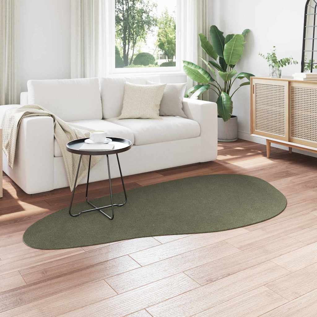 Vloerkleden HUARTE Bosgroen 100 x 200 cm Polyester
