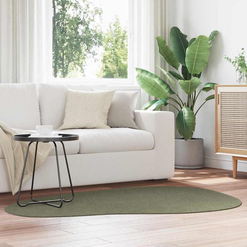 Vloerkleden HUARTE Bosgroen 120 x 170 cm Polyester