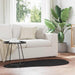 Tapijt HUARTE Zwart 80 x 150 cm Polyester